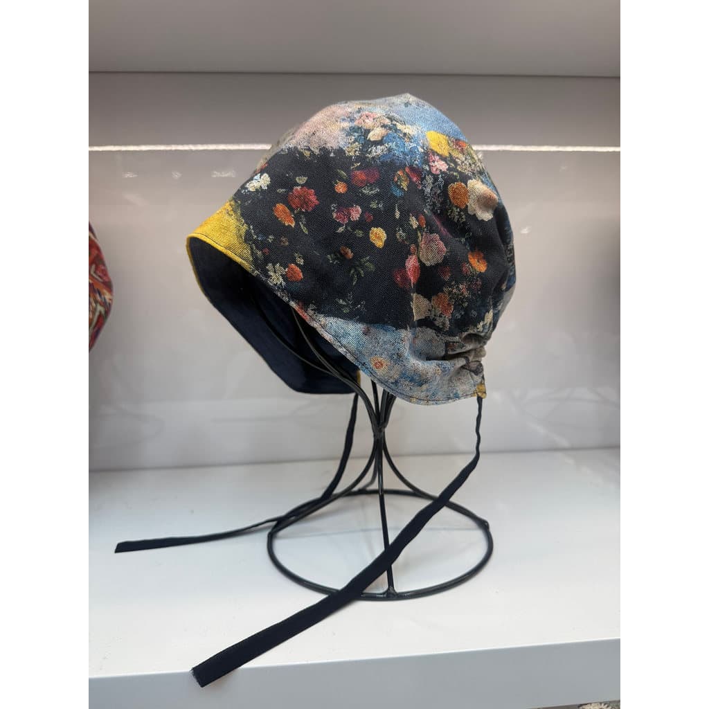 2026 novo estilo quatro estações pilha chapéu Retro Tie-Dye Casual All-Match Baotou chapéu dupla Face Face Face Face Fac