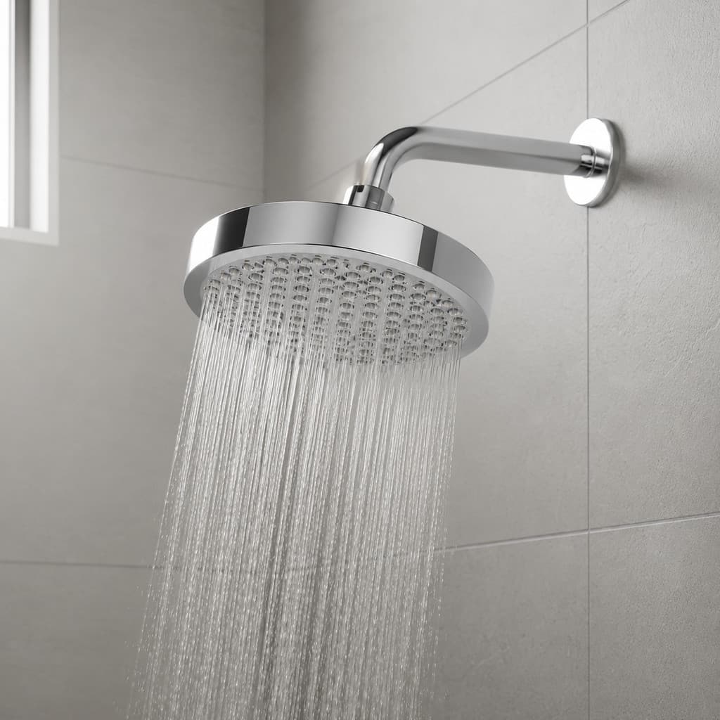 Kit Ducha Chuveiro Externo Slim 150mm Articulável Cromado Piscina Banheiro SS5