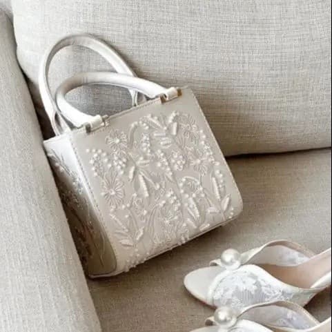 Bolsa de Mão Mini Pearl, Bolsa Transversal Feminina com Correntes, Bolsa Pequena Elegante, Bolsas de Designer de Luxo pa
