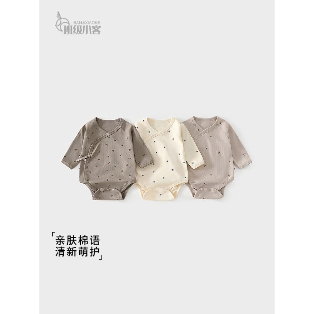 Bebê macacão outono inverno bebê macacão roupas recém-nascidos Hip roupas do bebê triângulo macacão