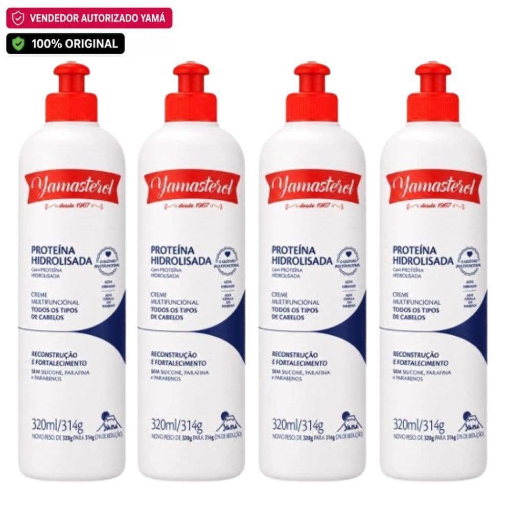 Yamasterol Proteína Hidrolisada 320ml - Yama (Escolha as Unidades: 1,2,3 ou 4UN!)