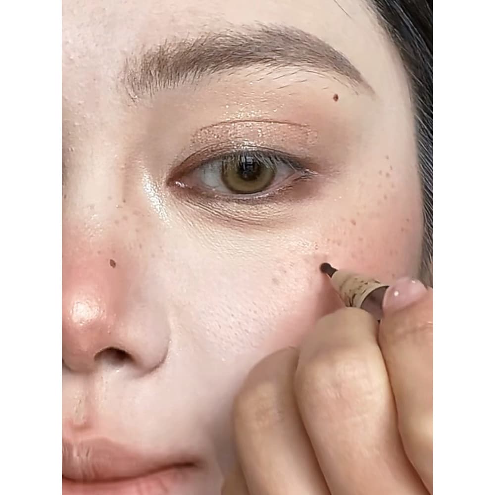 Caneta mole maquiagem não é fácil de desbotar sardapen maquiagem caneta delineador líquido lágrima toupeira maquiagem de
