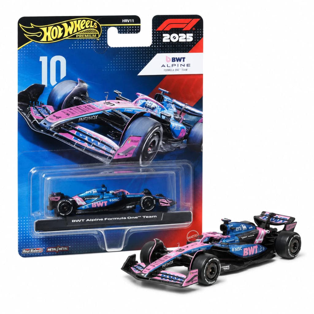 Carrinho Hot Wheels  Formula 1 BWT Alpine Pierre Gasly - Mattel UB