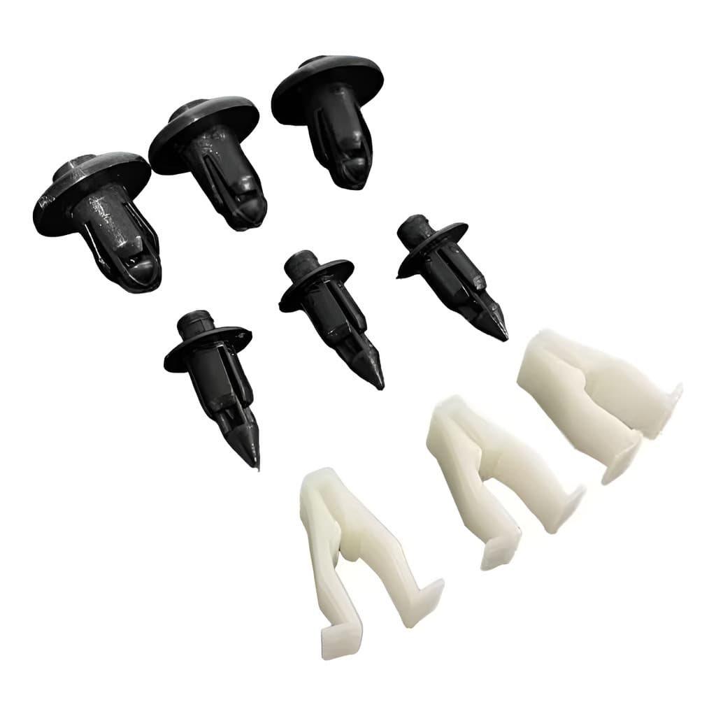 Kit 12 Trava Presilha Pop 110 Carenagem 16/22 Preto