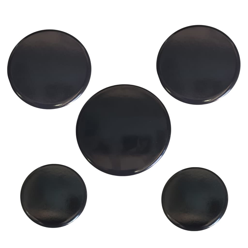 kit 5 tampinhas para fogao consul facilite 5 bocas 2g2p1gg 3 pinos