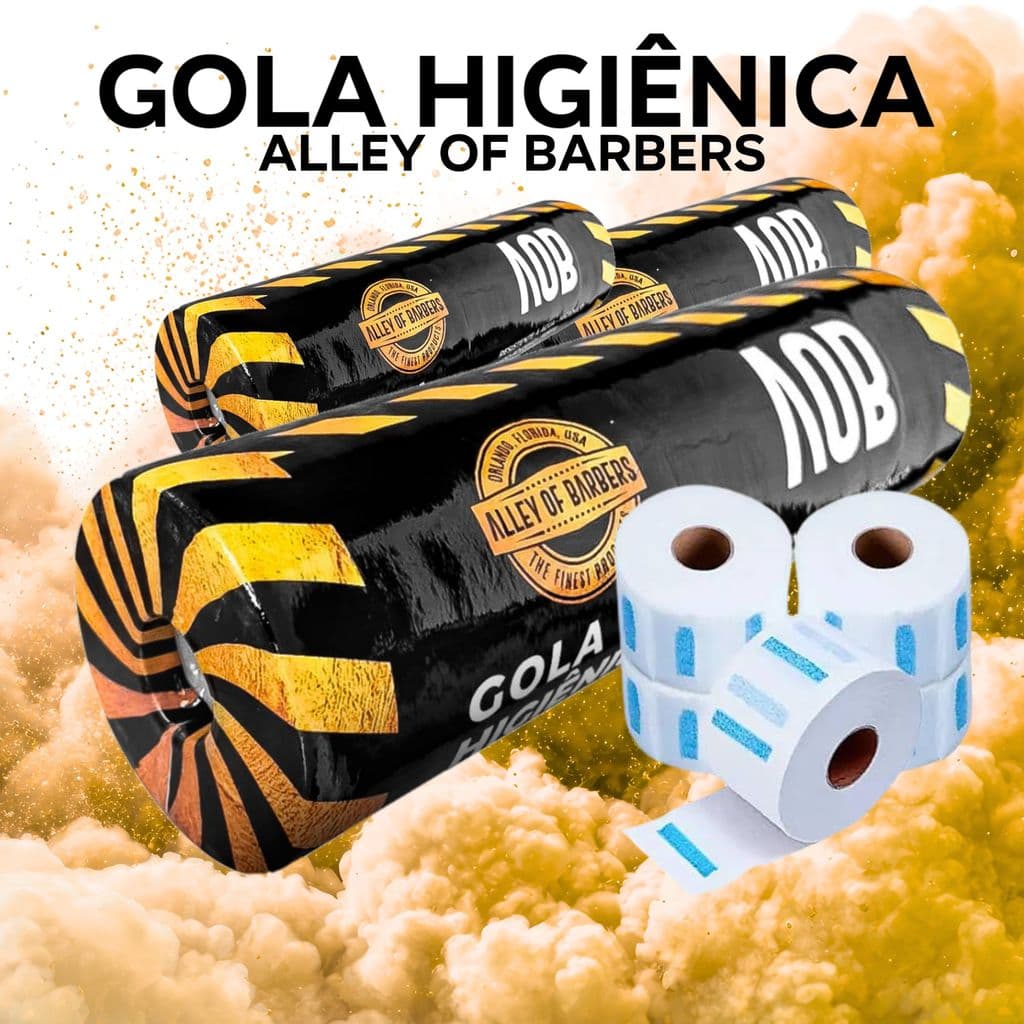 Gola Higiênica Profissional Alley of Barbers | 500 a 2000 Unidades | Barbearia e Salão