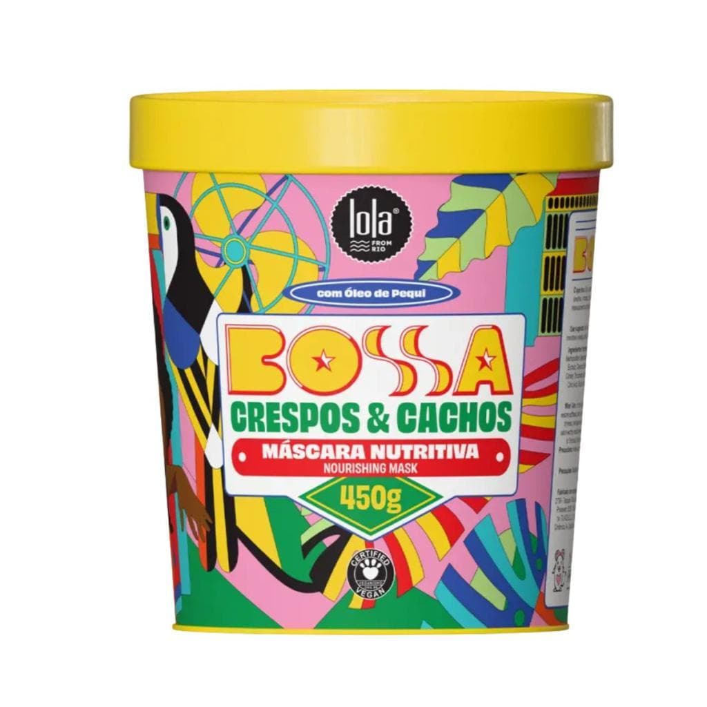 Mascara Lola From Rio Nutritiva Bossa Crespos & Cachos 450g