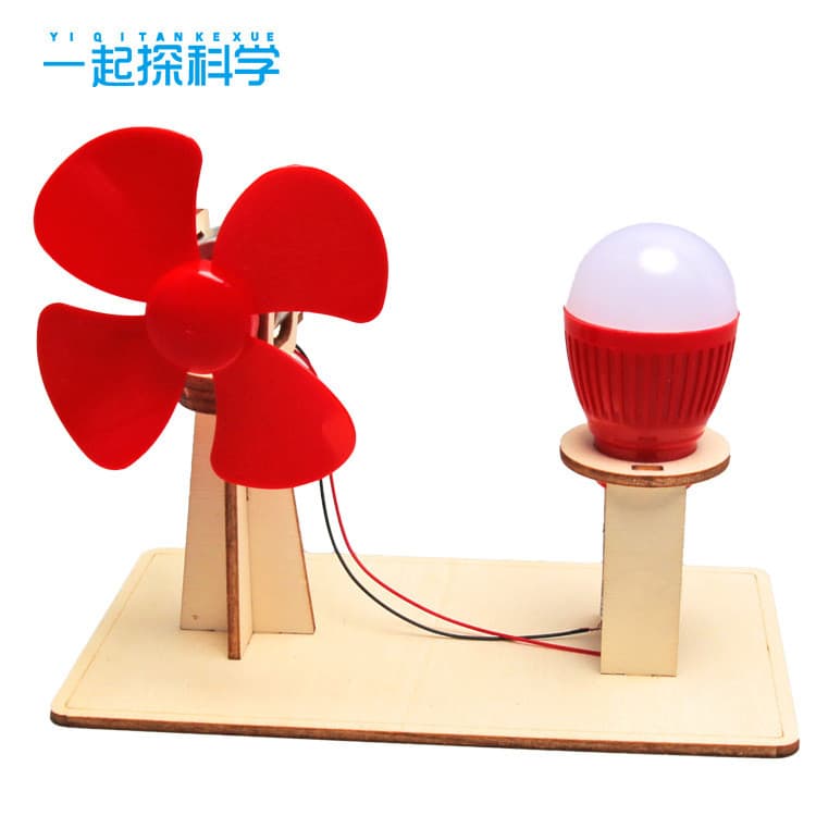 Modelo De Geração De Energia Eólica , Faça Você Mesmo , Montagem De Brinquedos De Desenvolvimento , Materiais De Experim