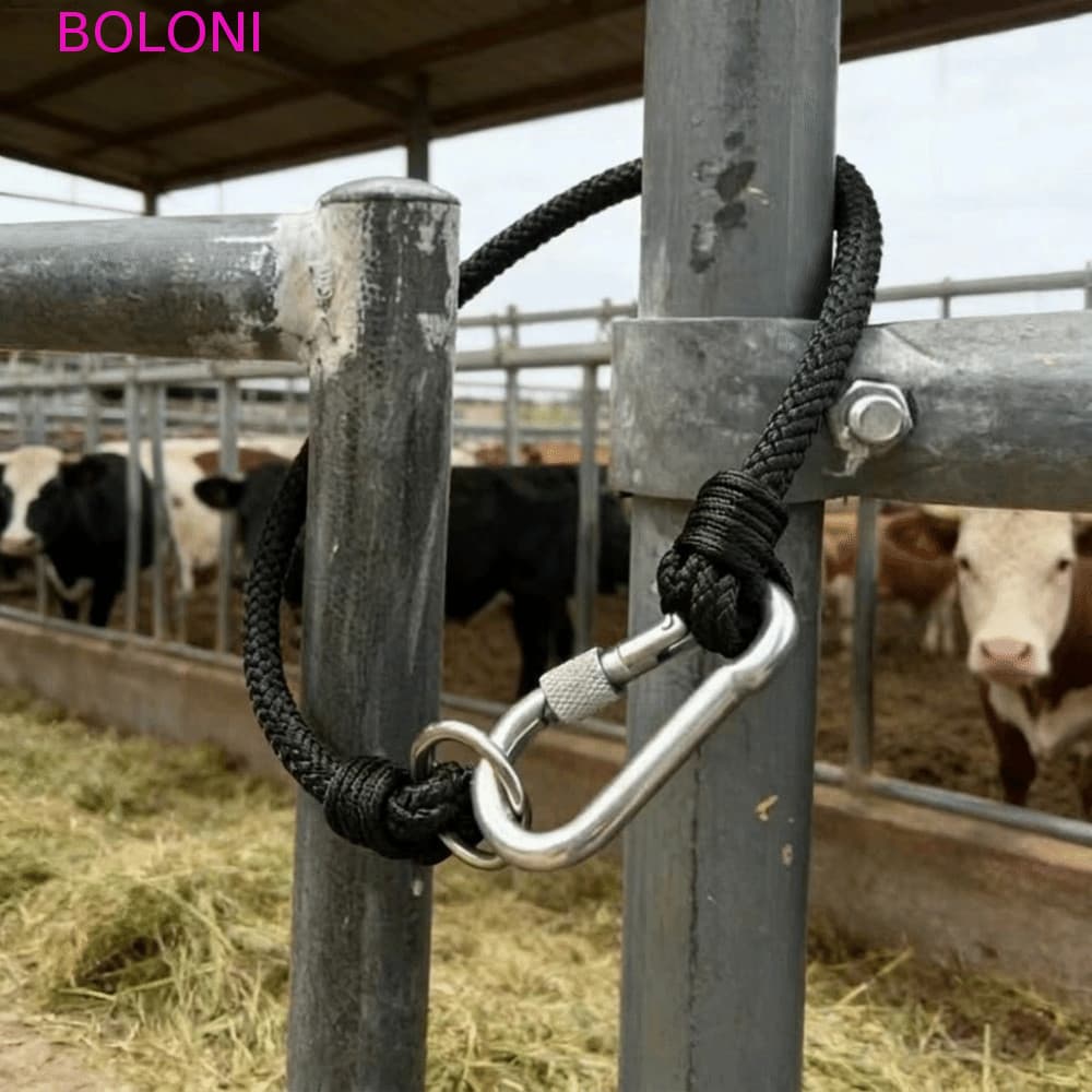 Fechadura Fixa Para Porta De Fazenda BOLONI , Fivela De Corda De Tecelagem À Prova De Ferrugem , Anticolisão , Resistent