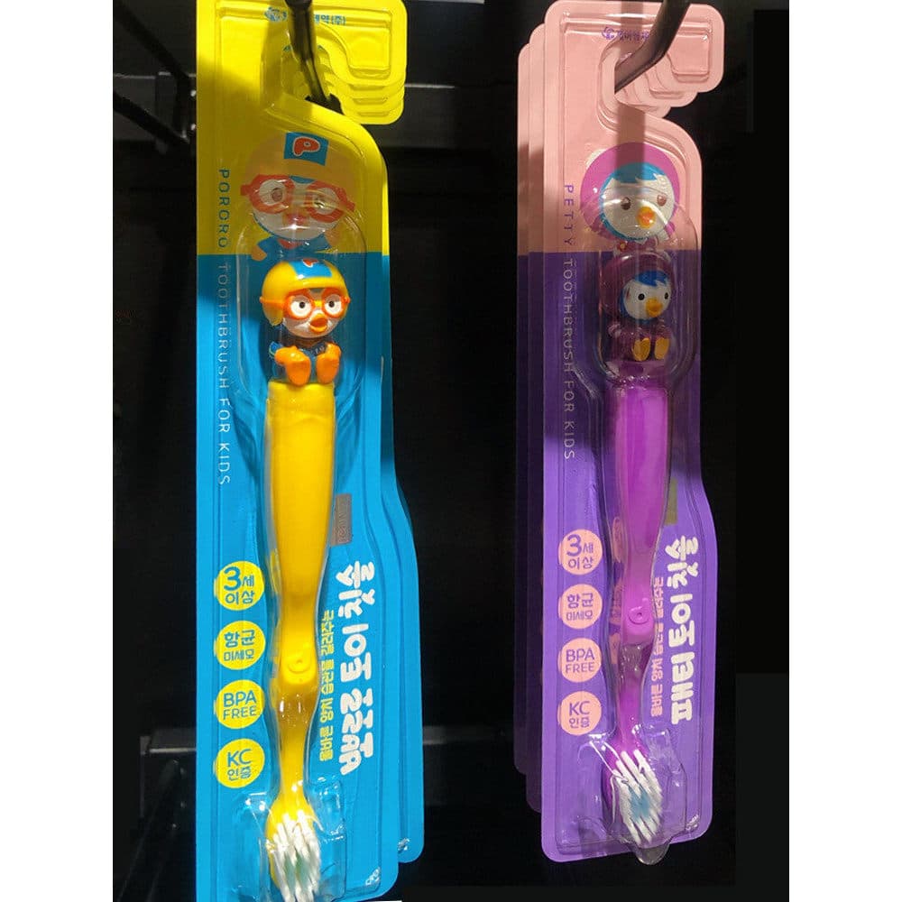 Coreia Polele Escova de dentes infantil Pasta de dente à prova de traças com baixo teor de flúor Substituição de dente d