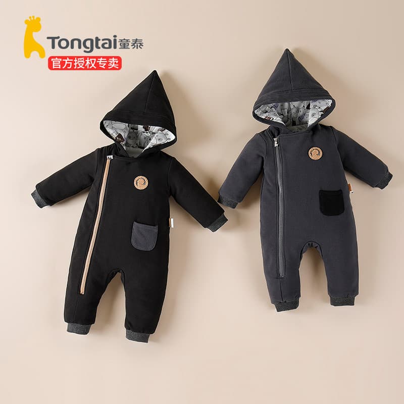 Tongtai macacão de bebê inverno roupas recém-nascidos algodão fino roupas de inverno acolchoado outono inverno terno que