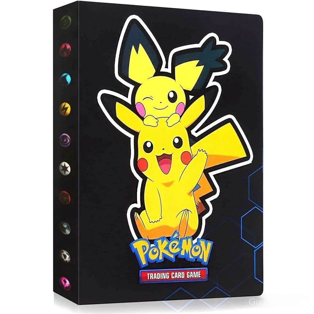 Álbum de coleção em PVC, capacidade para 240 cartões, pasta transparente universal para armazenamento de cartões, materi