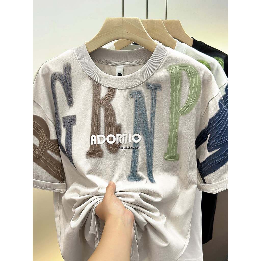 HPCP Ice Sense Solona Camiseta masculina de manga curta 2026 Novo estilo verão na moda masculina solta meia manga camise
