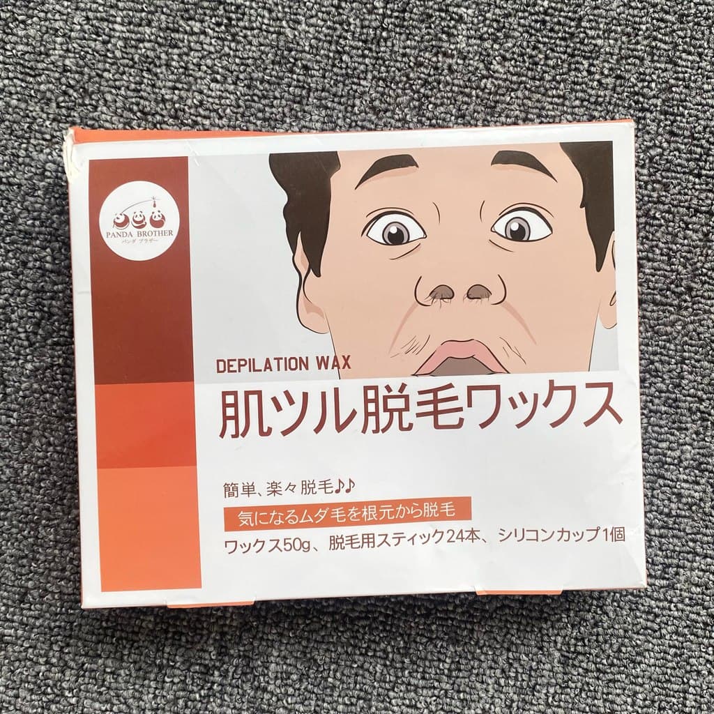 Japão panda irmão panda irmãos nariz depilação cera de abelha nariz depilação cera pegajosa nariz creme de remoção de pê