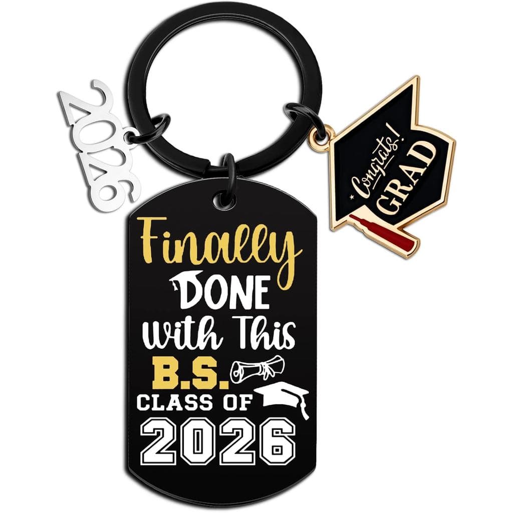 Class Of 2026 Graduation Gifts Keychain for Him Her Senior 2026 Graduation Decorations College Keychain For Daughter Son