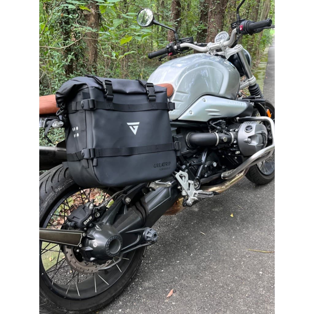 BMW Latte nineT Bolsa Lateral À Prova D 'Água Liberação Rápida Adaptar-se ao Suporte de Fábrica Original Retro Estilo Fu