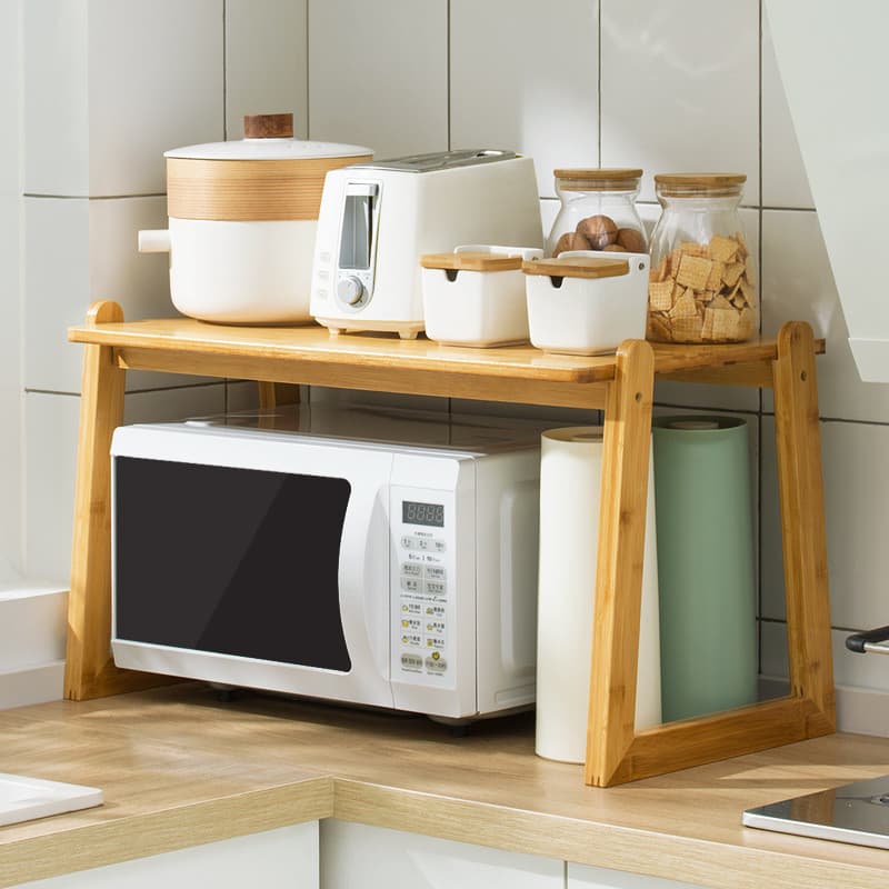 Rack de cozinha bancada tempero rack forno microondas pratos tempero armazenamento rack suprimentos doméstico grande