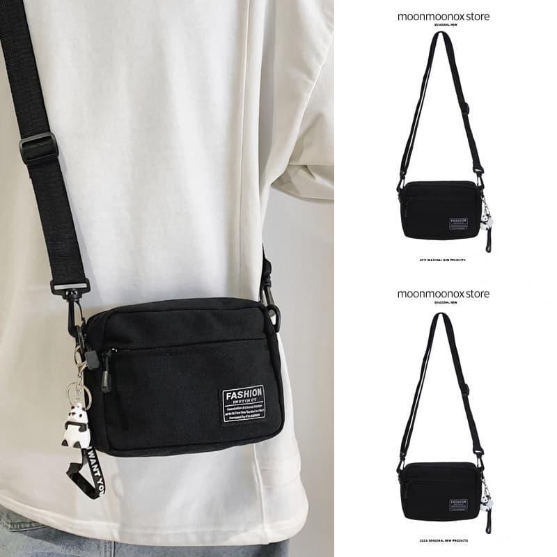 Bolsa de lona japonesa chique de um ombro estilo Hong Kong
