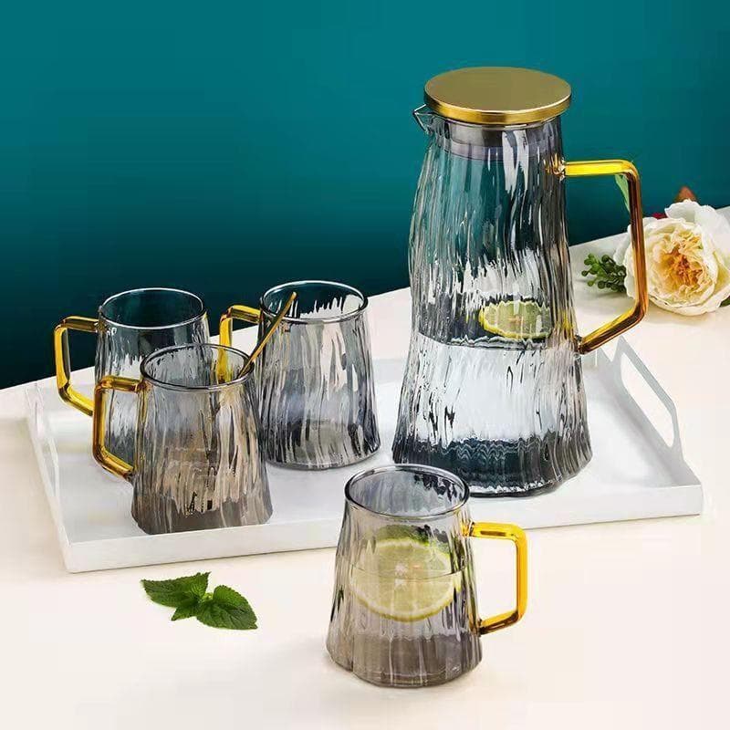 Chaleira de vidro para fermentação fria, doméstica, resistente a altas temperaturas, copo fresco, grande capacidade, cha