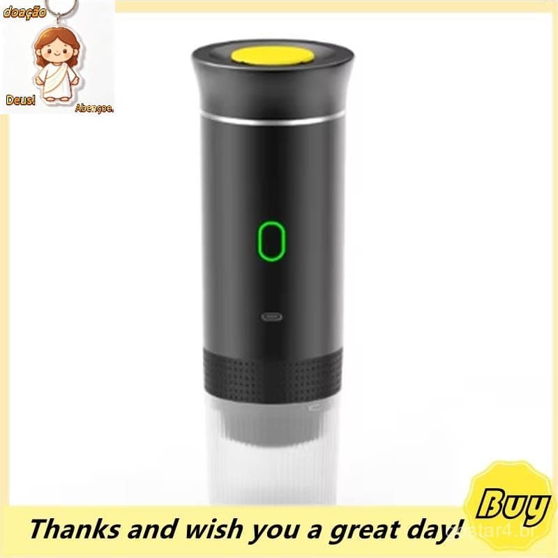 3 Em 1 Mini Máquina De Café Expresso Elétrica Portátil Sem Fio Para Carro E Casa Acampamento Viagem Cápsula Cafeteira