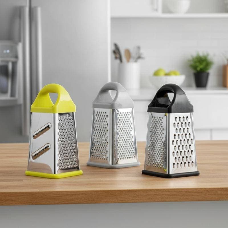 [T & B] Ralador De Vegetais Multifuncional , Picador Manual De 4 Lados , Fatiador De Aço Inoxidável Para Cozinha , Queij