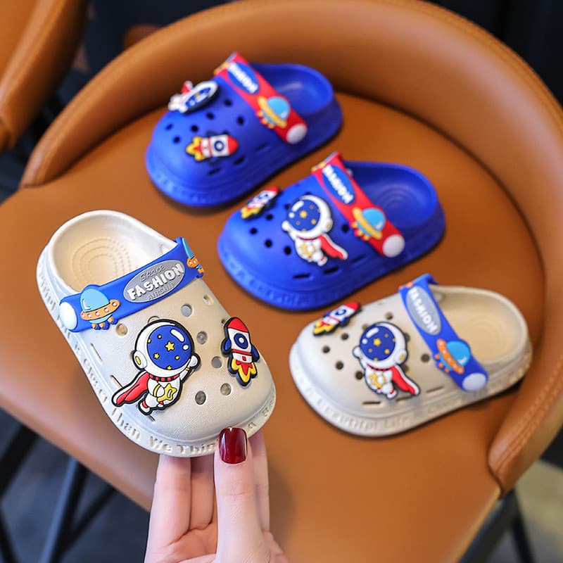 | slippers | ☚Crianças crianças buraco sapatos meninas interior Baotou antiderrapante meninos dos desenhos animados de s