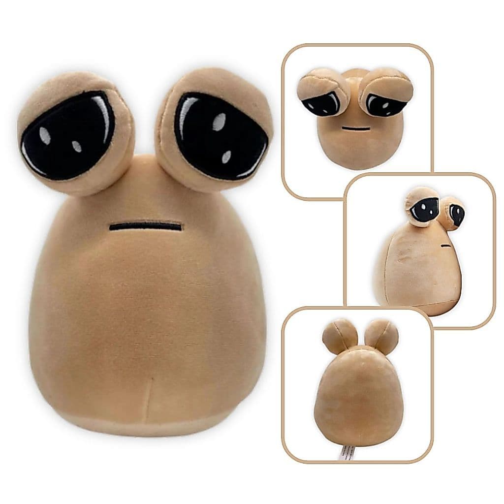 Pelúcia Pou Depressivo Brinquedo De Peúcia Antialérgico - Envio Imediato