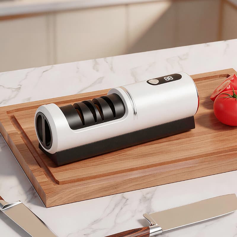 Ferramenta útil de afiação doméstica Lâmina automática Afiador elétrico USB para cozinha