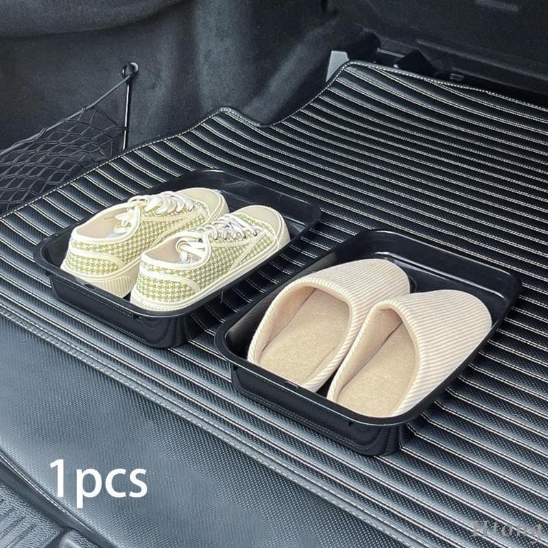 [Htong] Caixa De Armazenamento De Sapatos De Carro , Organizador De Entrada Doméstica , Solução Automotivos , Compacta ,