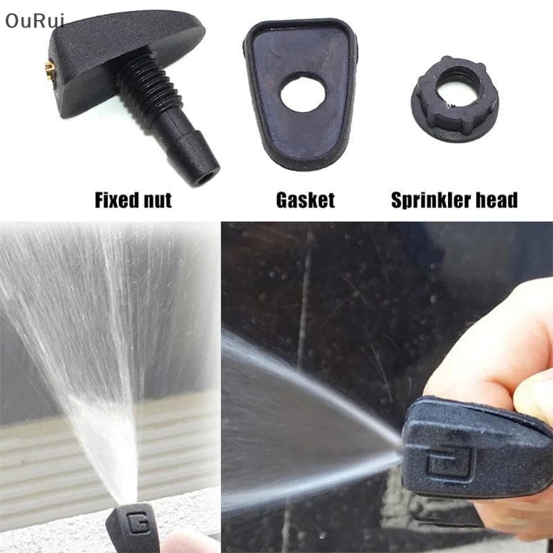 [B & C] Bocal De Limpador De Para-Brisa Dianteiro De Carro , Conjunto De 2 Peças , Kit Universal De Jato , Limpeza De Ág