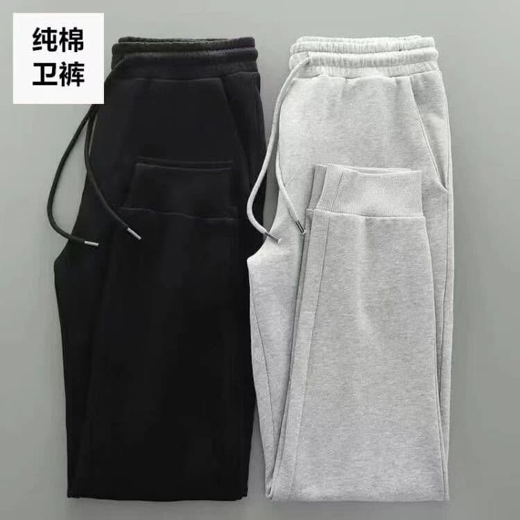 Calças masculinas adolescentes na moda bonito Sweatpants outono inverno algodão calças casuais esportes Leggings calças