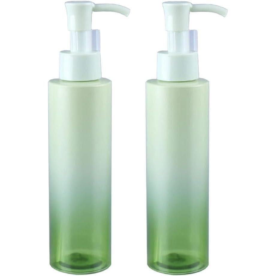 Conjunto de 2 peças de frascos de plástico vazios com bomba dosadora de 120ml/4oz, dispensadores de sabão, recipientes c