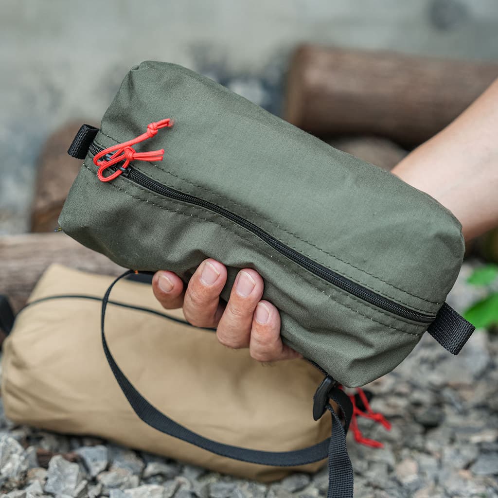 Saco de arrumação de armazenamento multifuncional ao ar livre Saco de ciclismo TC Material de algodão Saco de higiene pe