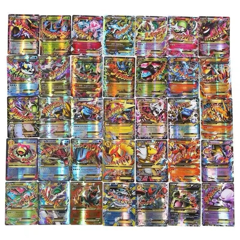 50 Cartas de Pokémon TCG GX/VMAX Raras Sortidas Sem Repetições Cards Pokémon Para Coleção e Presentes Para Crianças