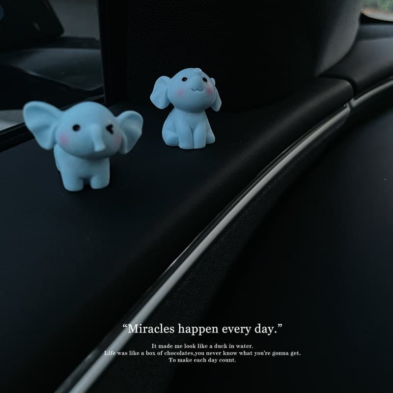 Hulu Bebê elefante High-End ornamentos de carro bonito decoração do carro presente Interior dos desenhos animados orname