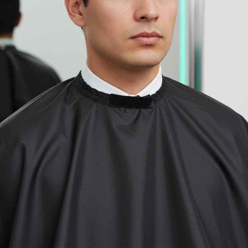 (Cassiopeiahg) Coleira De Corte De Cabelo Capa De Coloração À Prova D'água Pano De Barbeiro Cabeleireiro Vestido De Tint