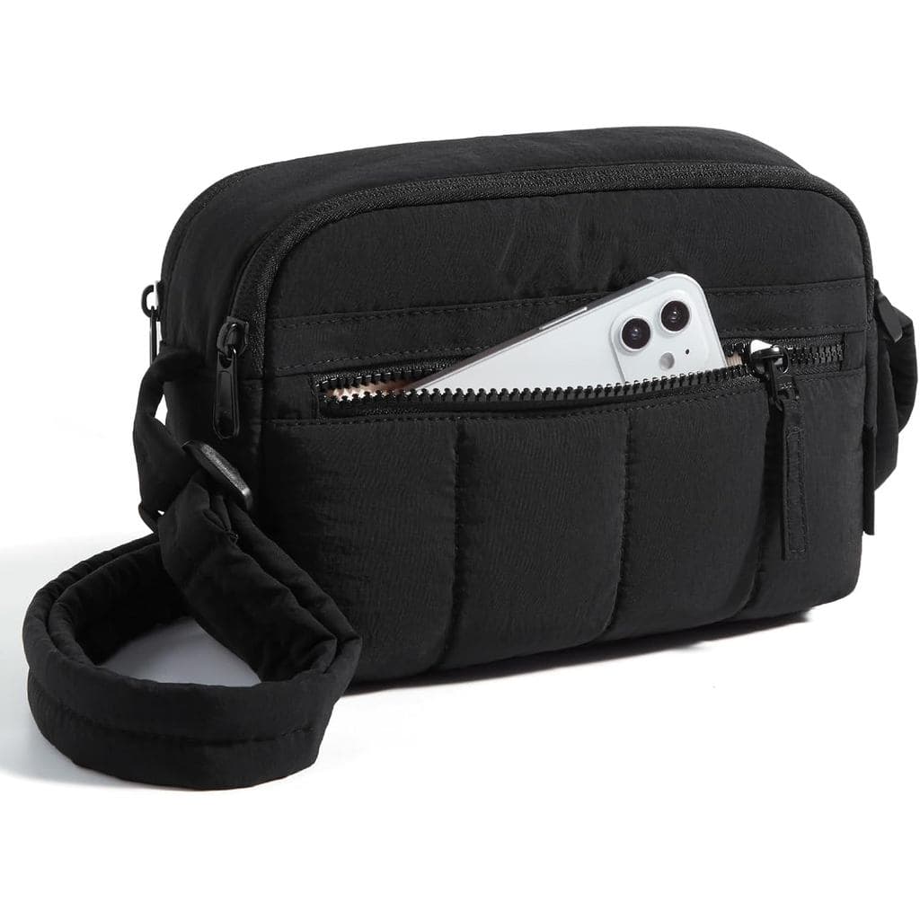 Bolsa Transversal BAGSMART, Mini Bolsas Transversais para Mulheres, Bolsa de Viagem, de Ombro Acolchoada com Compa