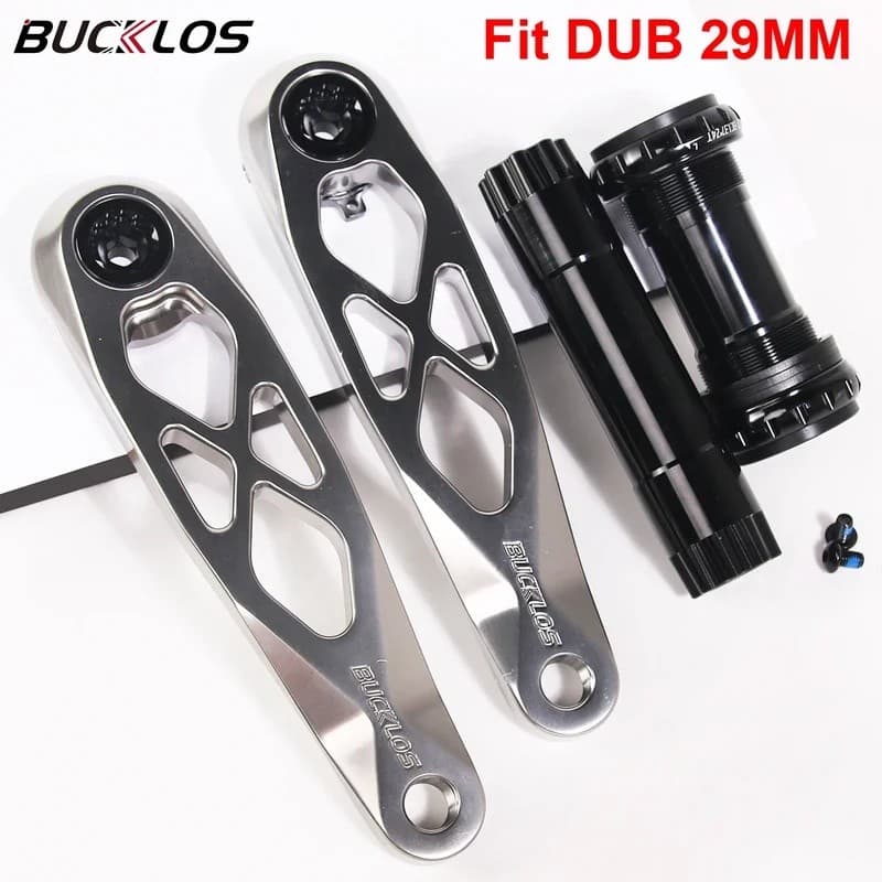 Pedivela de bicicleta BUCKLOS GXP 170mm, braço de pedivela ultraleve para bicicleta, conjunto de pedivela com suporte in