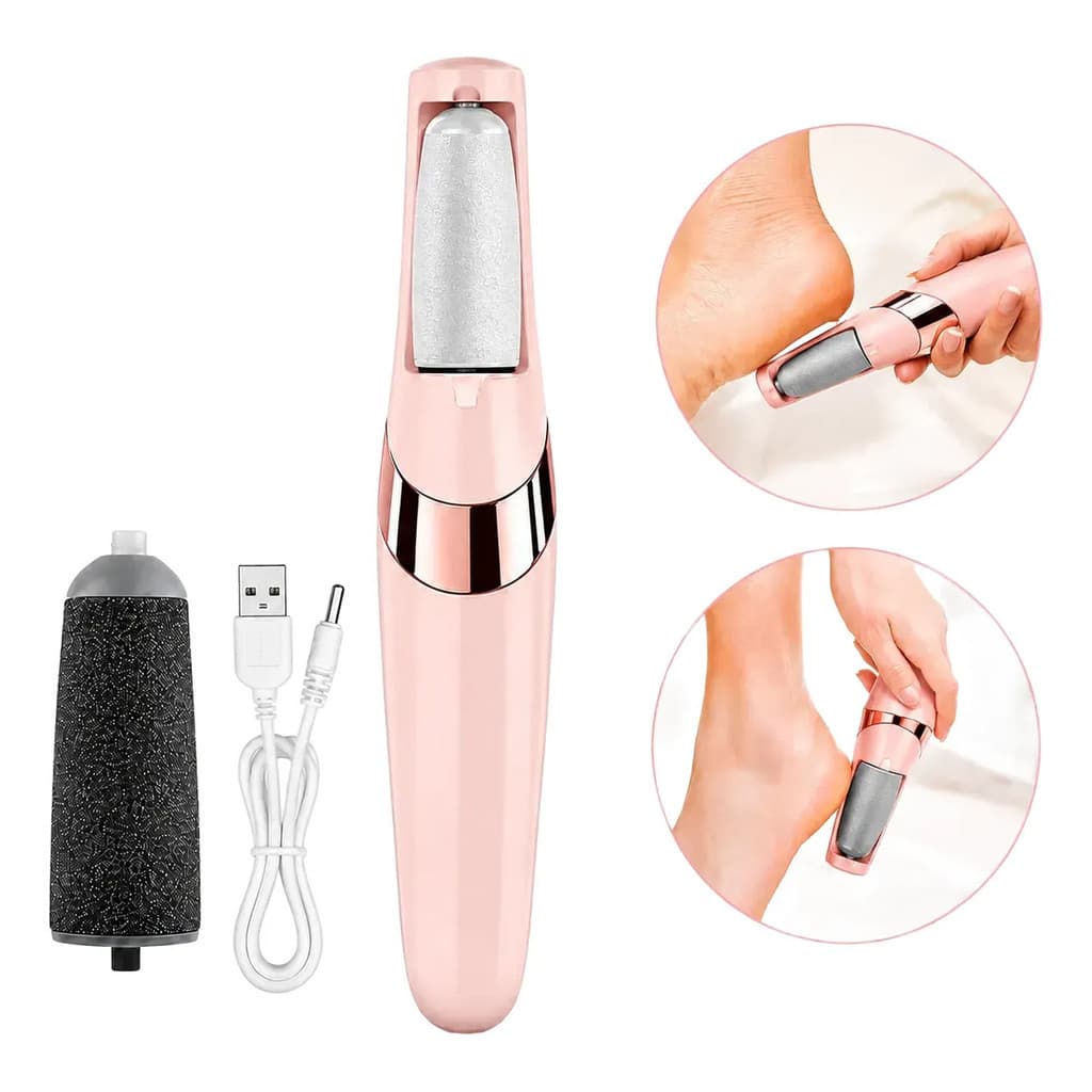 Aparelho Lixa Lixadeira Elétrica Pés Elétrico Esfoliante Recarregável Usb Portátil Removedor De Calos