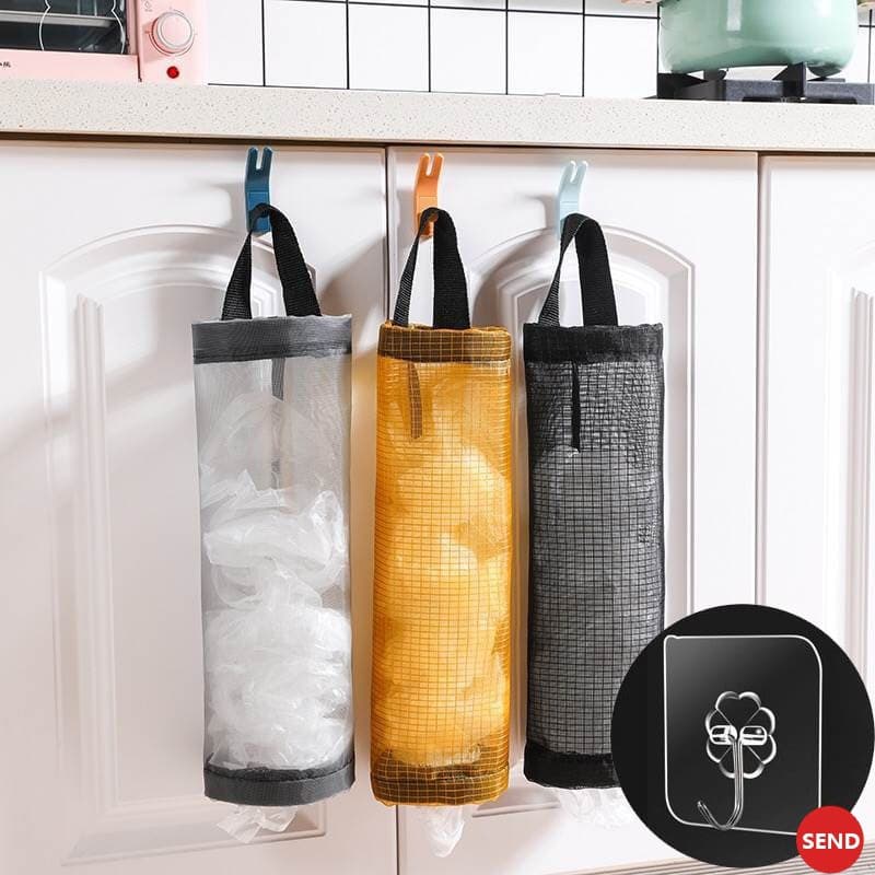 Organizador/Dispensador de Sacolas de Compras/Saco Organizador de Plástico para Armazenamento de Sacolas na Cozinha