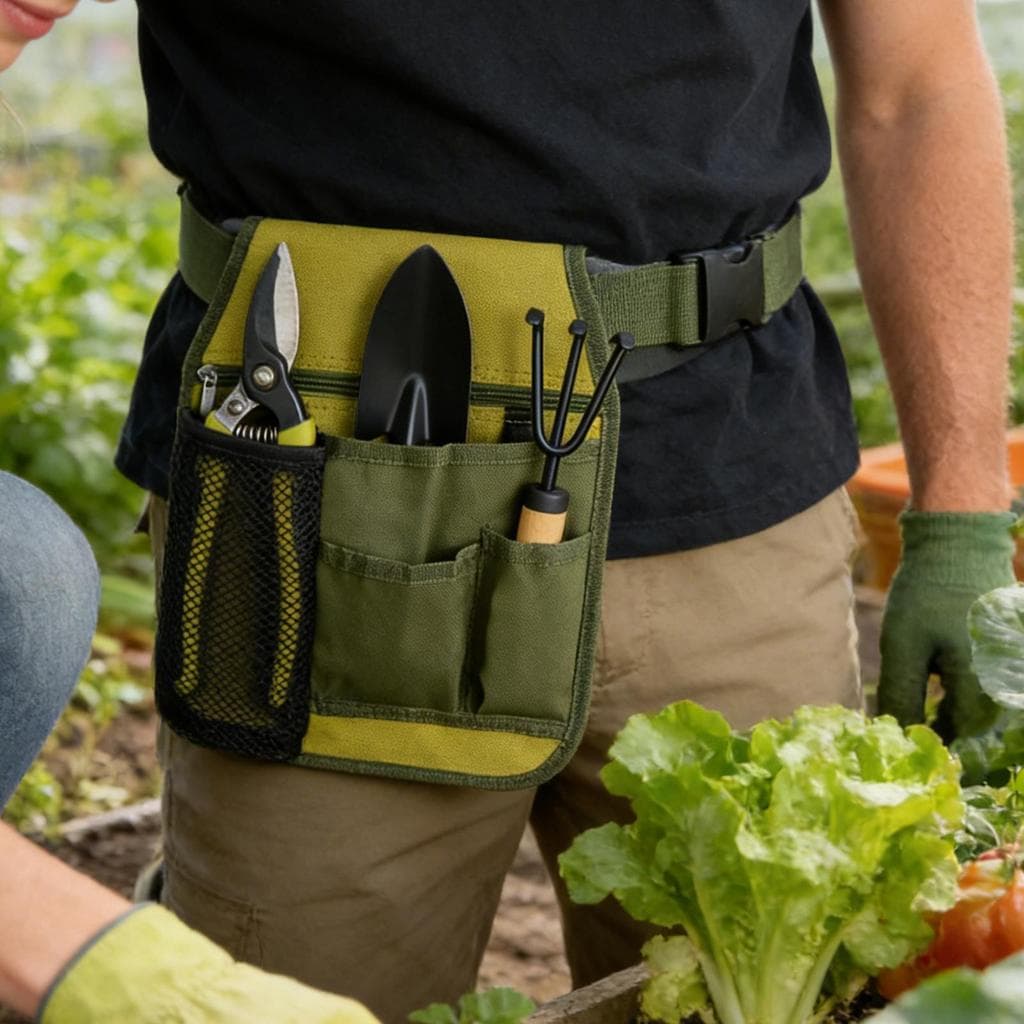 Cinto De Jardinagem Ajustável Unissex , Vários Bolsos , Bolsa Feminina , Ferramentas Para Plantio , Colheita , Poda Fuan