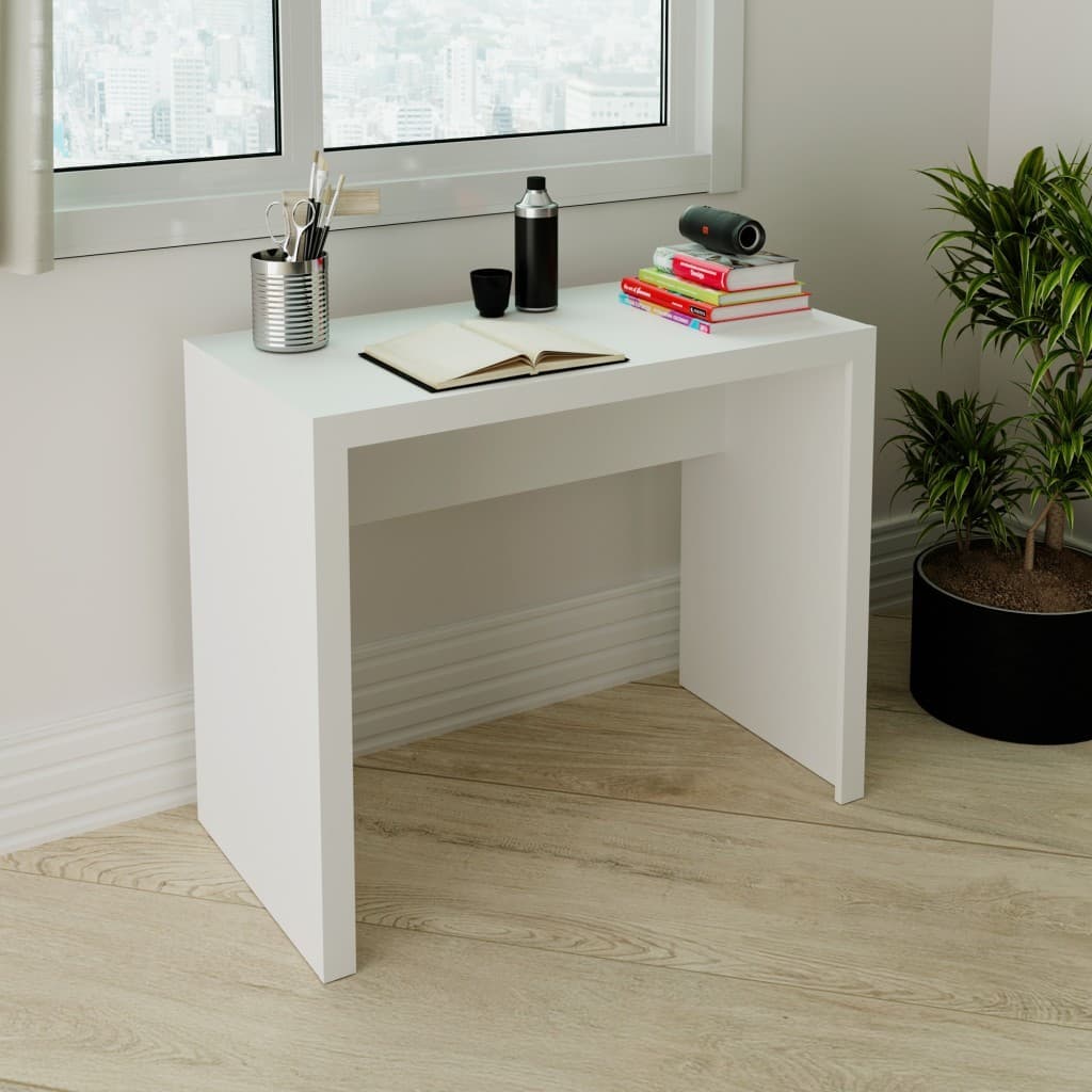 Mesa Escrivaninha para Estudo 90x74cm ME4139 Branco