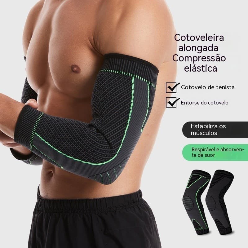 Cotoveleiras esportivas Almofadas de braço estendidas Basquete Tênis Badminton Equipamento de proteção Cotoveleiras Fitn
