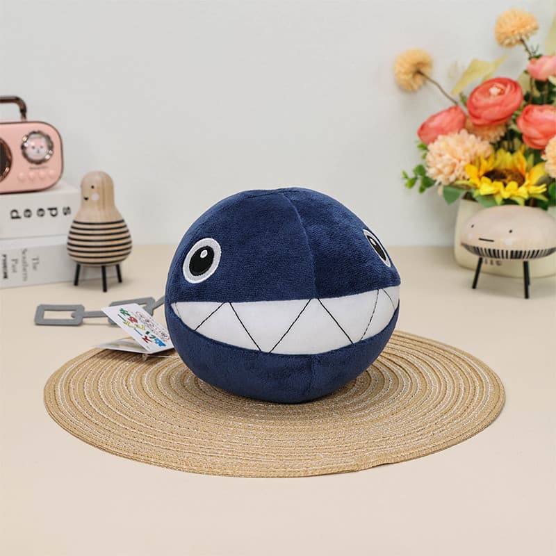 5JX2 Boneco de Pelúcia Super Bros Chomp de 17cm, Brinquedo Macio para Decoração de Quarto, Presente para Crianças