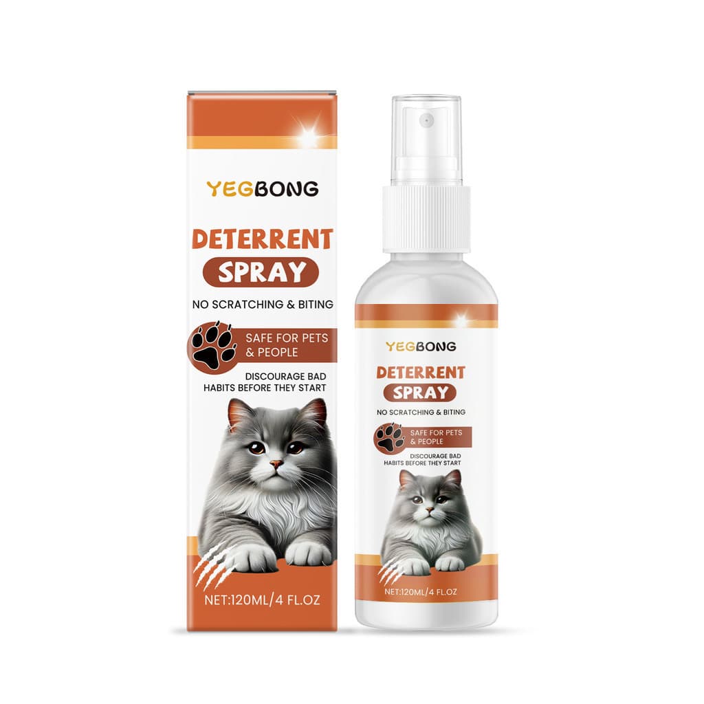 Spray repelente para gatos Yegbong para uso interno e externo, impede que os gatos subam na cama e urinem em locais inde