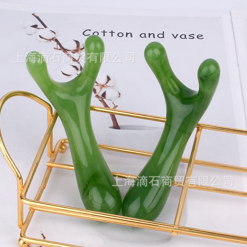 Raspador nasal em formato de Y com duas pontas, raspador de resina para a ponte nasal, ferramenta de raspagem para belez