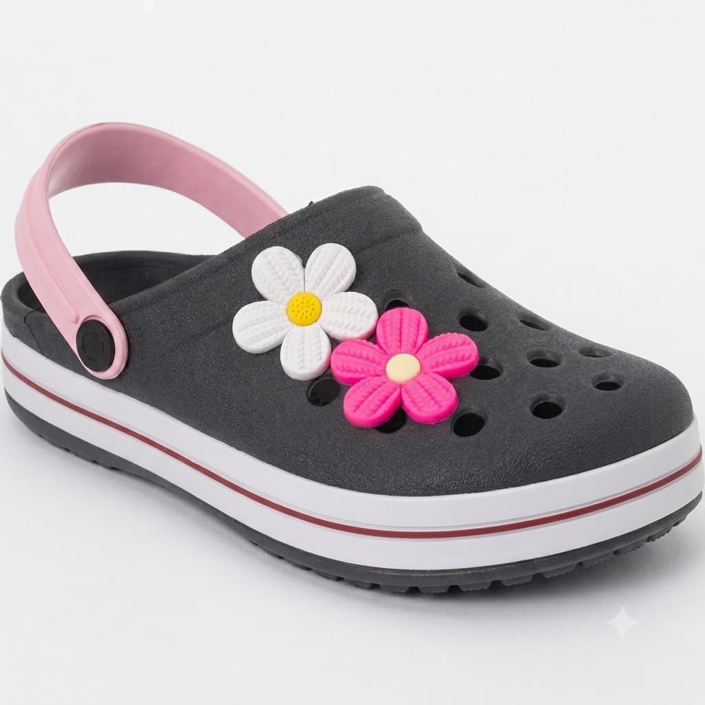 Sandália 2 Flores Premium Adulto e Infantil Feminino Injetado