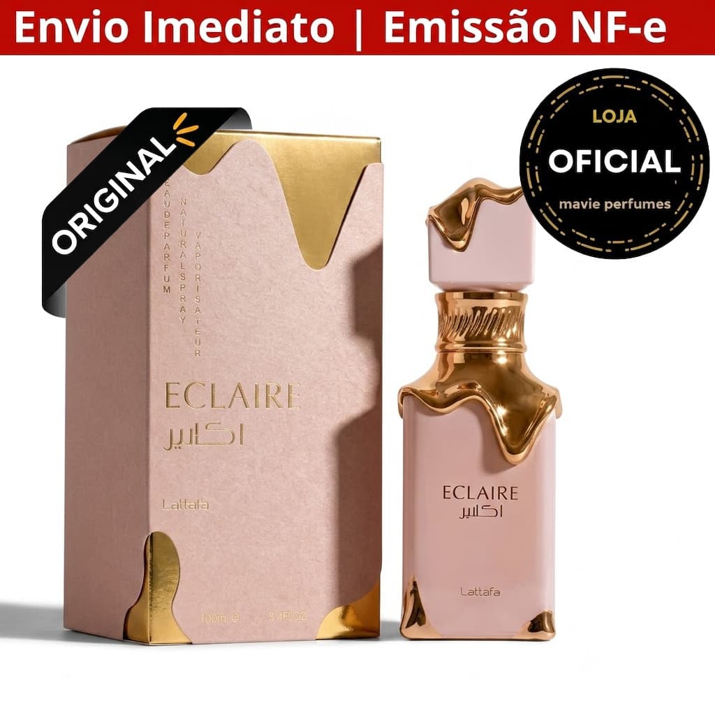 ⚡Frete Grátis Perfume Lattafa - Eclaire  - Eau de Parfum - 100ml 100% Original