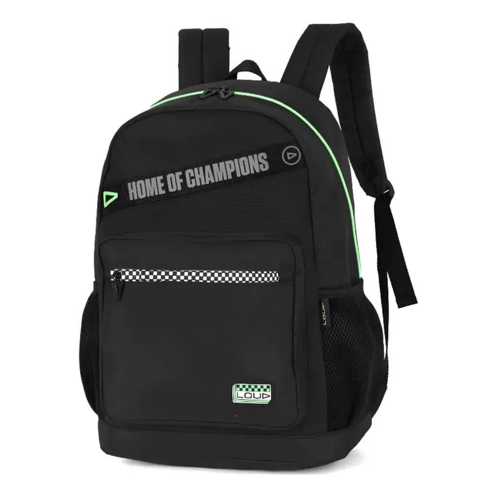 Mochila Costas Escolar Loud Home Of Champions Gamer Juvenil