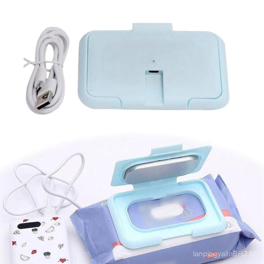 Aquecedor portátil de lenços umedecidos USB, aquecedor de lenços umedecidos, dispositivo de isolamento para lenços umede